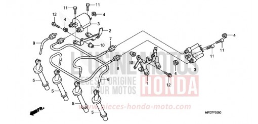 BOBINE D'ALLUMAGE CB600FA7 de 2007